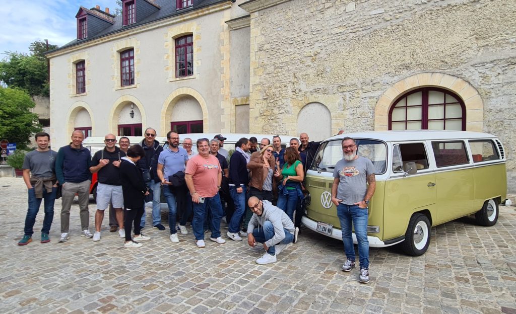 séminaire entreprise wine tour vintage camper touraine cave moncontourt