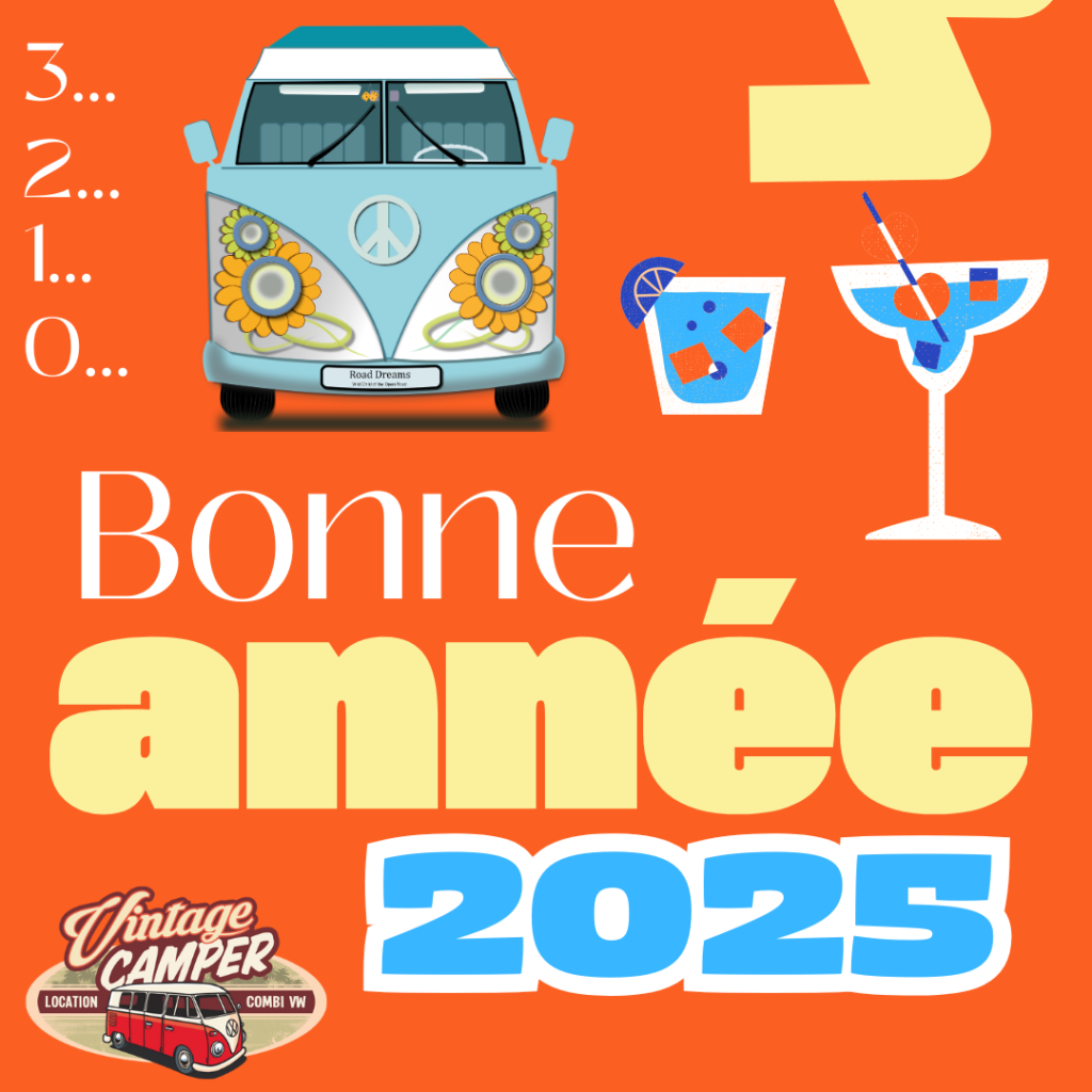 Bonne année 2025 avec Vintage Camper Touraine